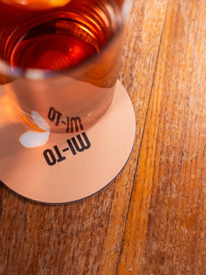 set sottobicchieri cocktail mise en place