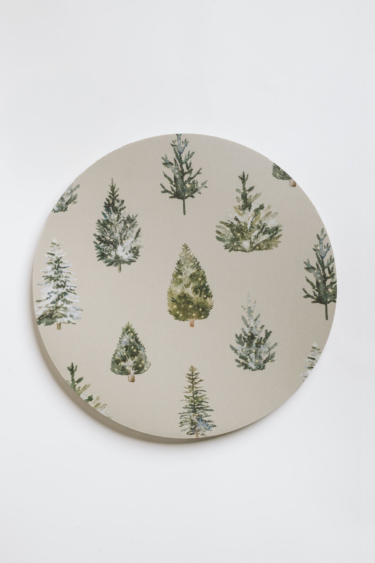 Sottopiatto natalizio - Foresta Nordica