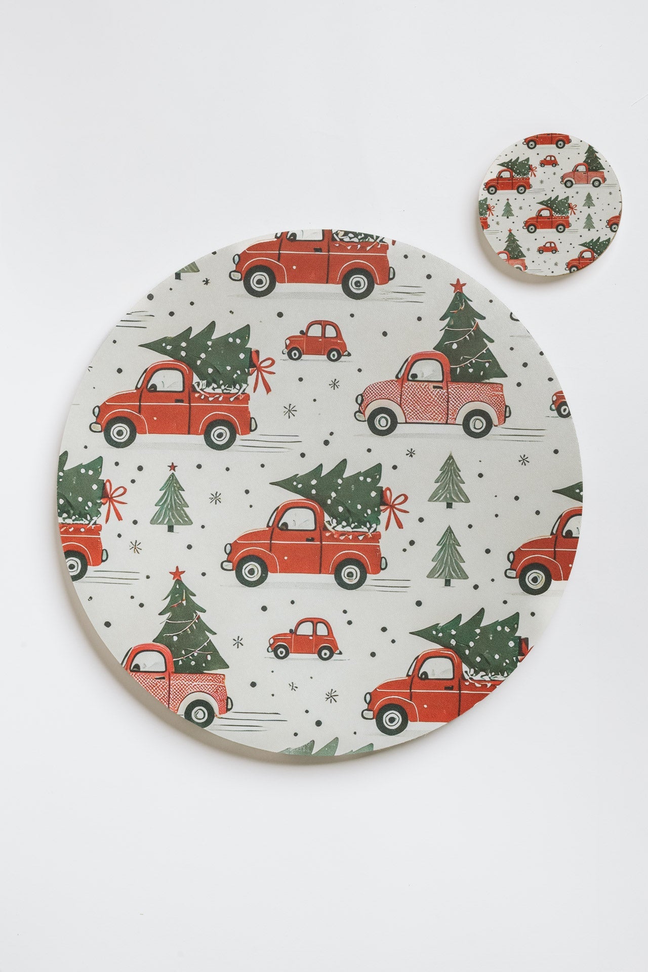 Set 4 sottopiatti + Set 4 sottobicchieri natalizi - Treeride