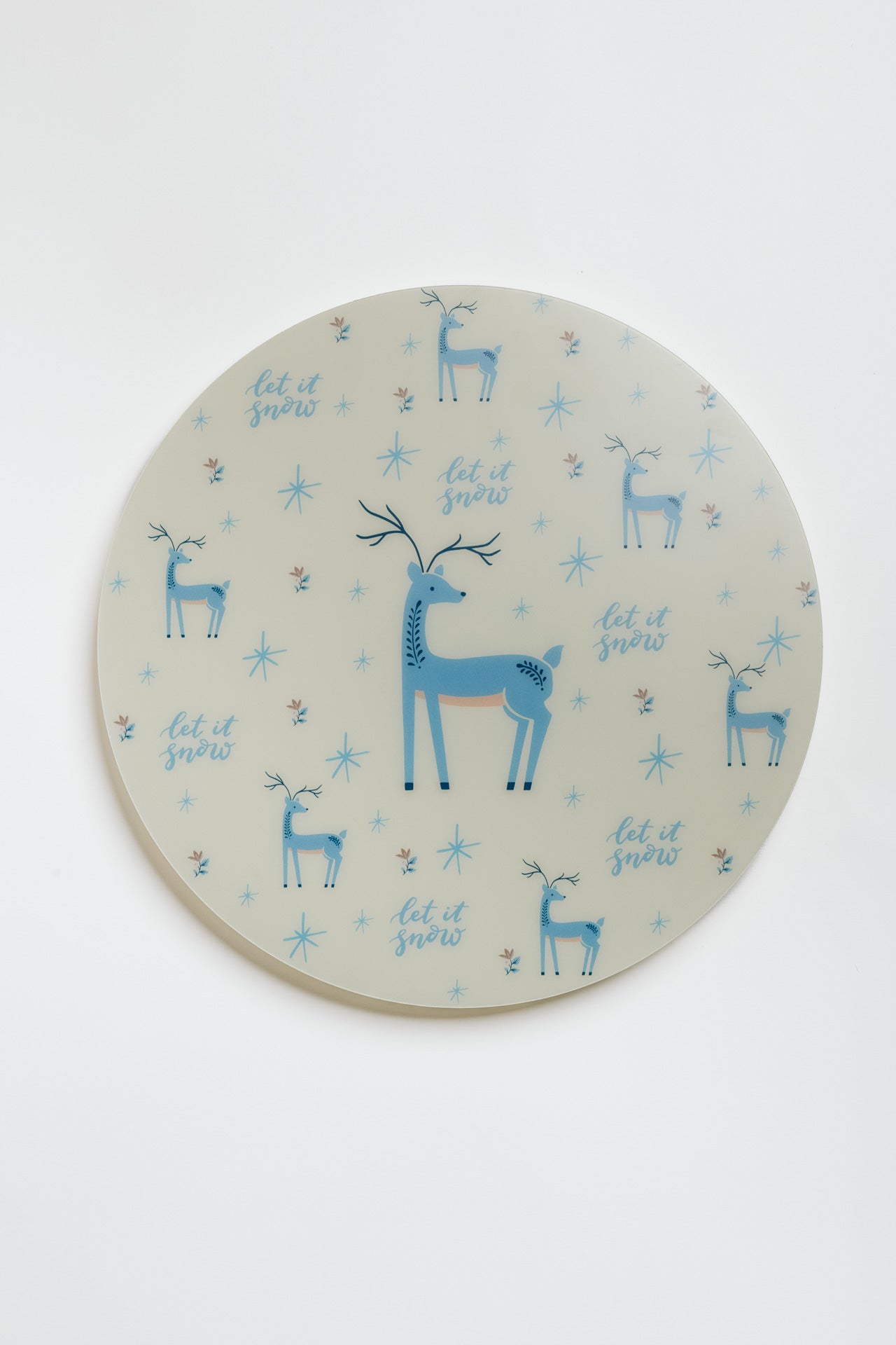 Set di 2 tovagliette americane Let It Snow