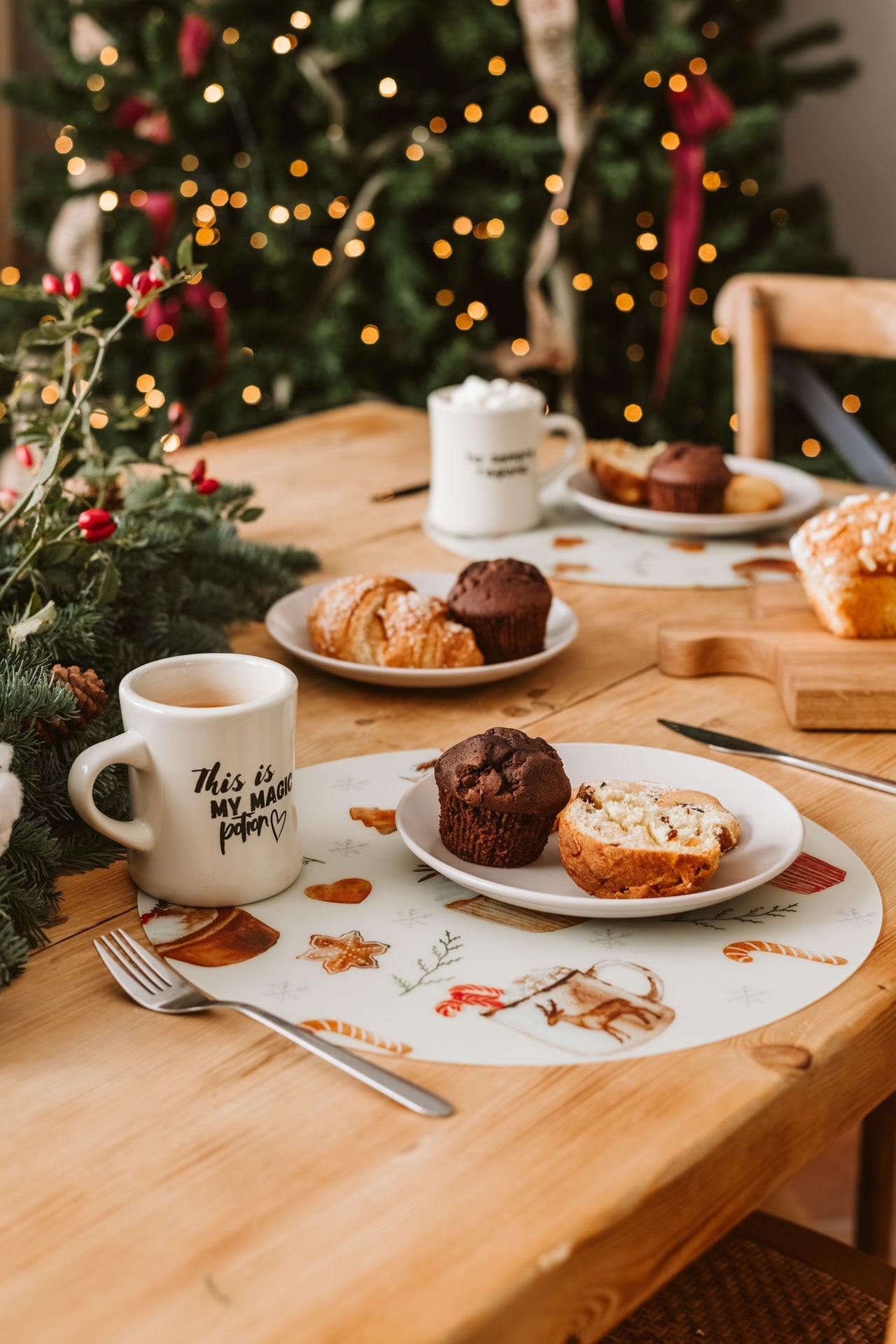 Set di 2 tovagliette americane Cupcake