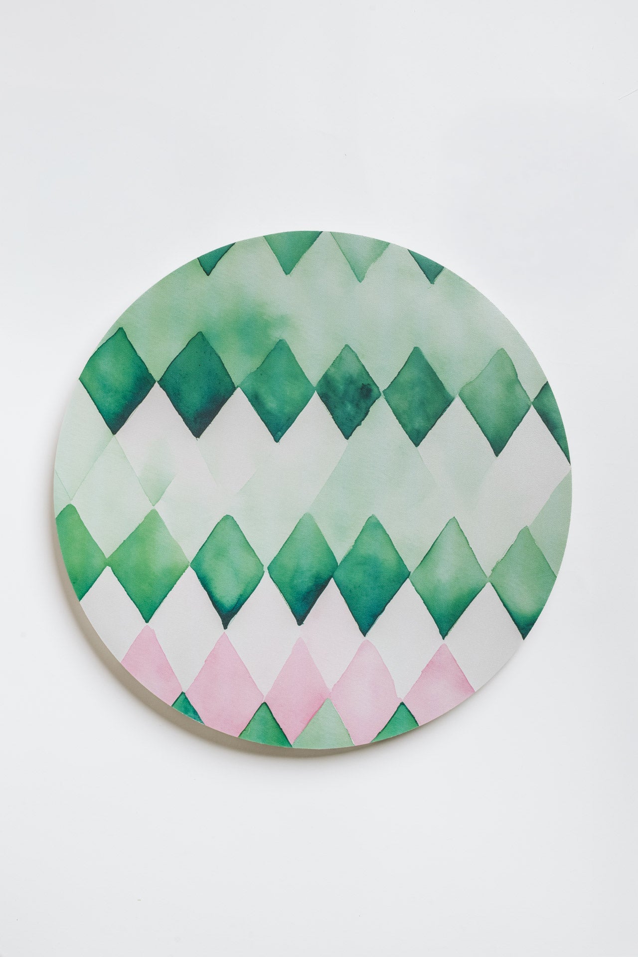 Sottopiatto Rombi Verdi