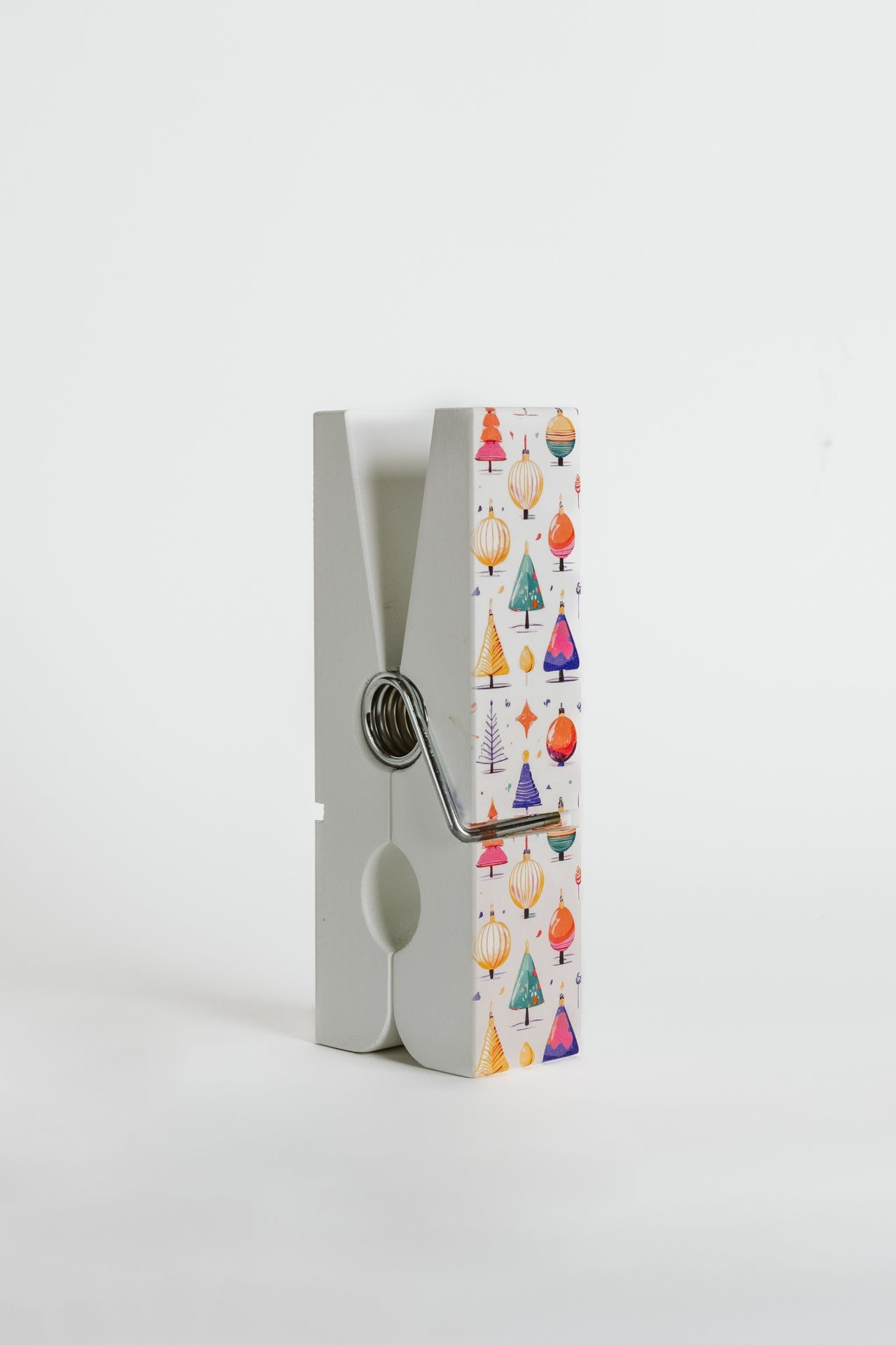 Molletta grande Natale Colorata