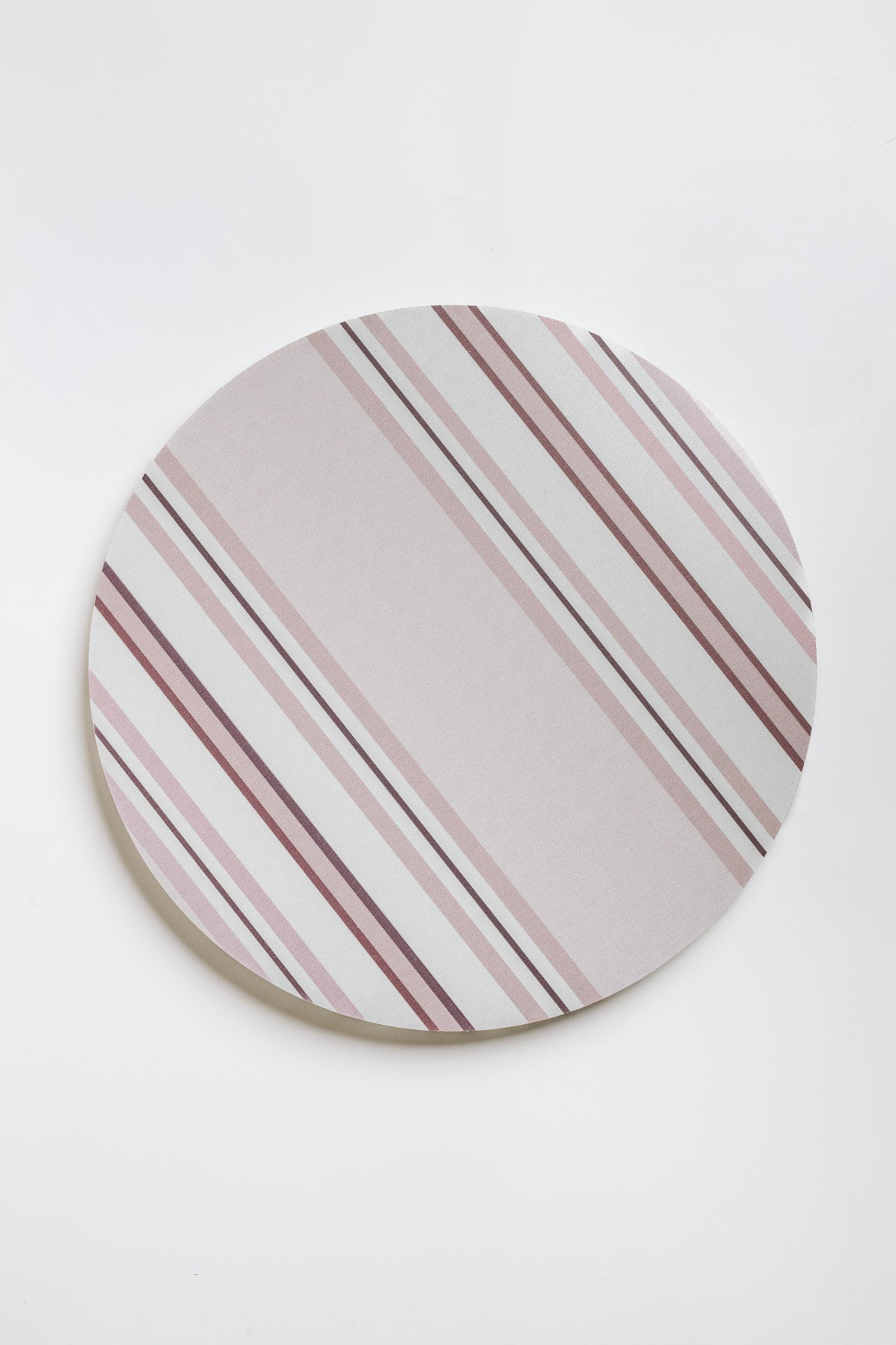 Sottopiatto a righe rosa