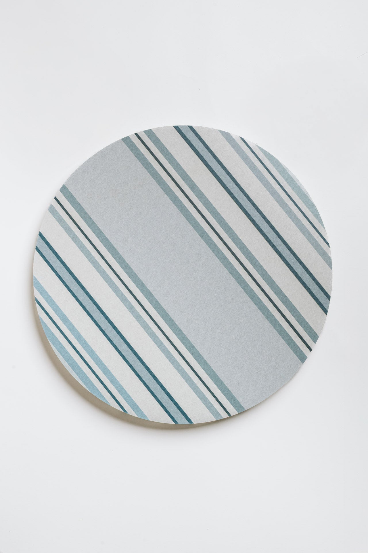Sottopiatto a righe blu