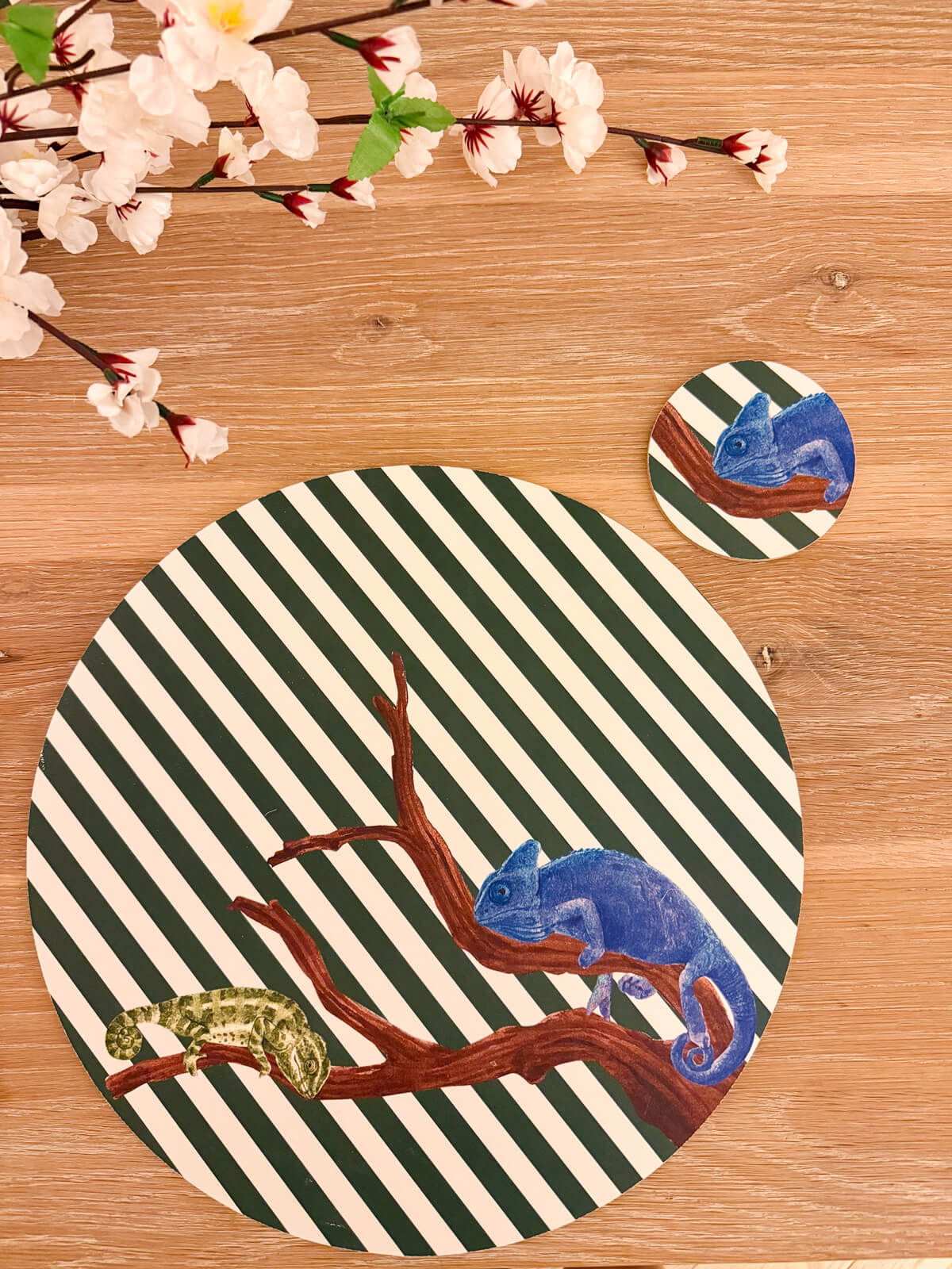 Sottopiatto Camaleonte