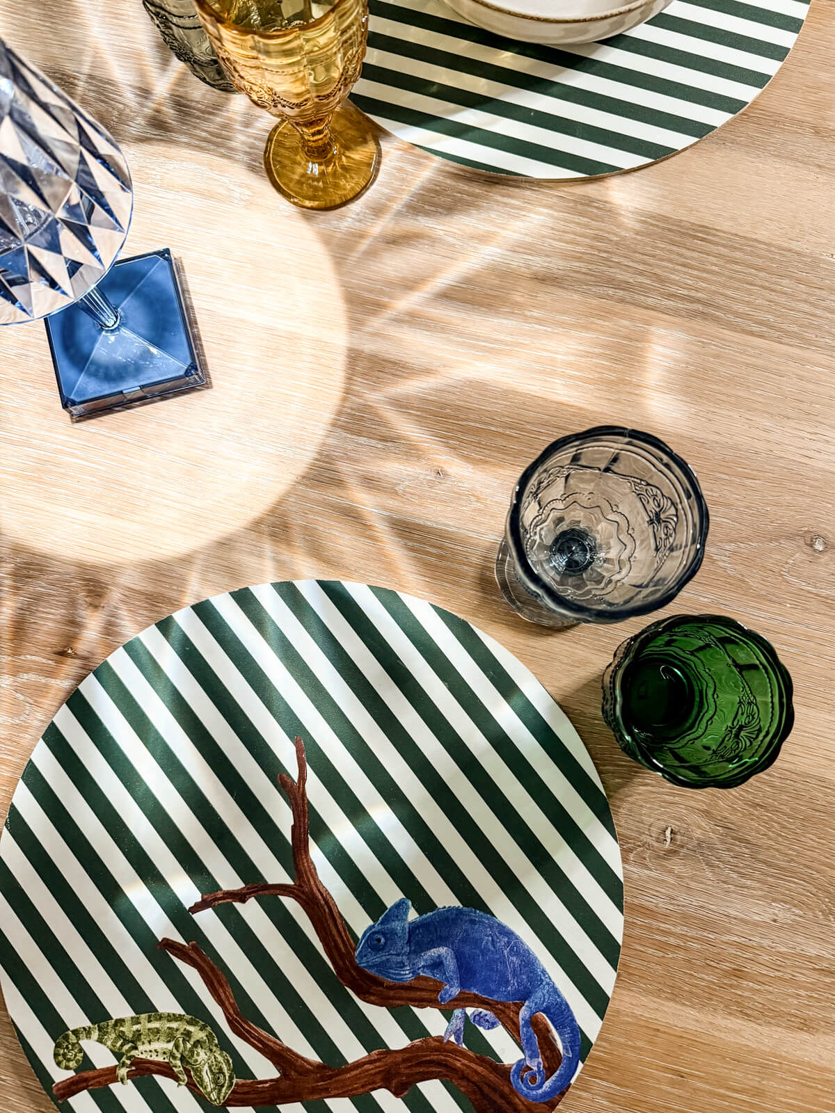 Sottopiatto camaleonte