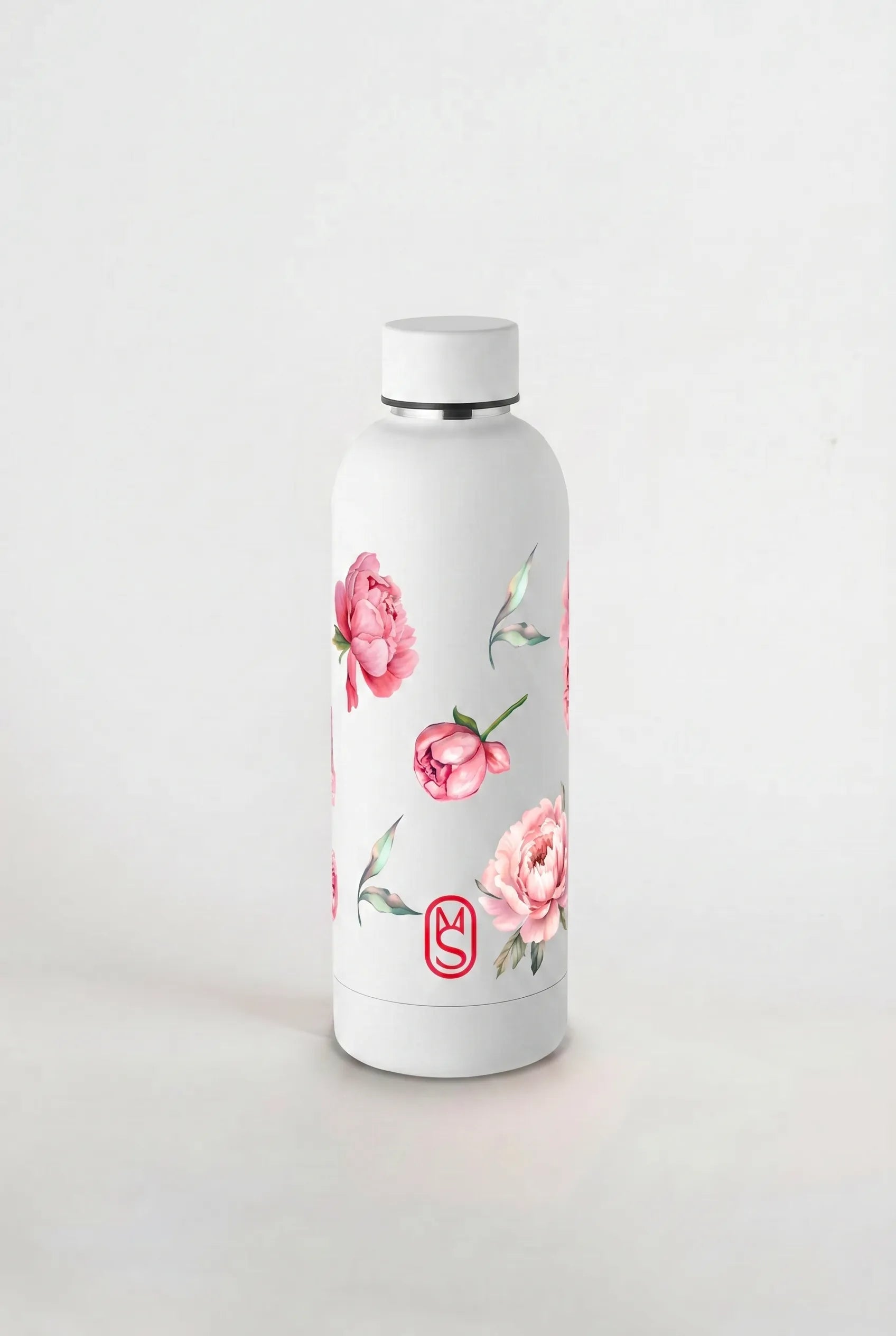 Borraccia Termica Bianca Peonie 0,5L - Special edition