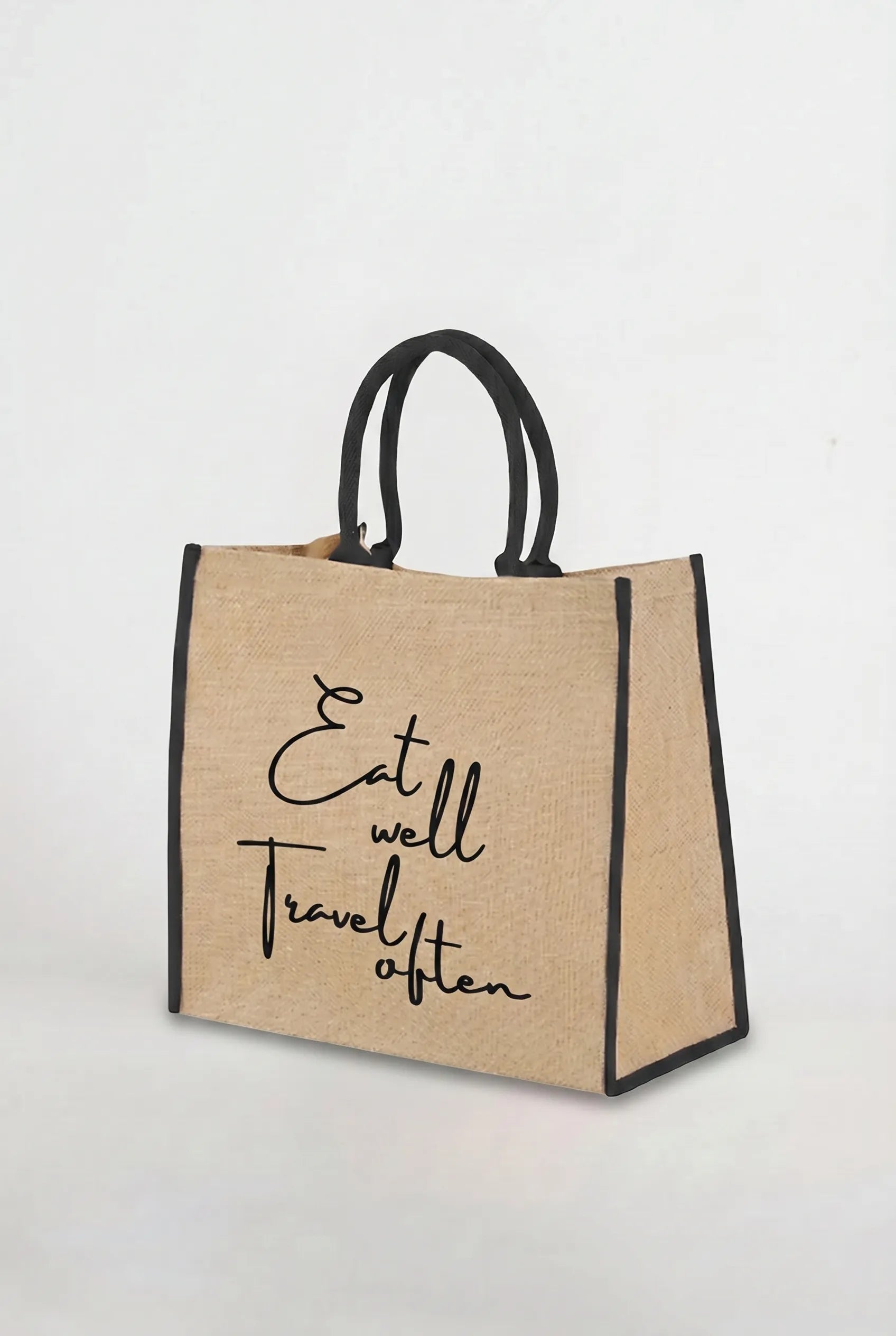 Borsa in Juta Nera - Eat Well Travel Often