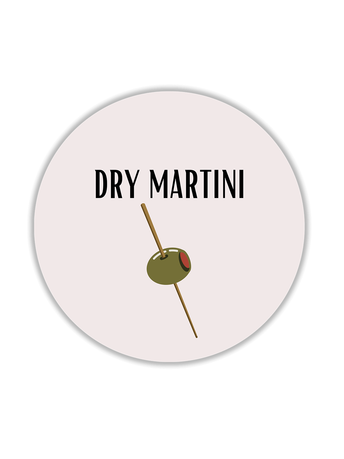 Set sottobicchieri cocktail - Dry Martini