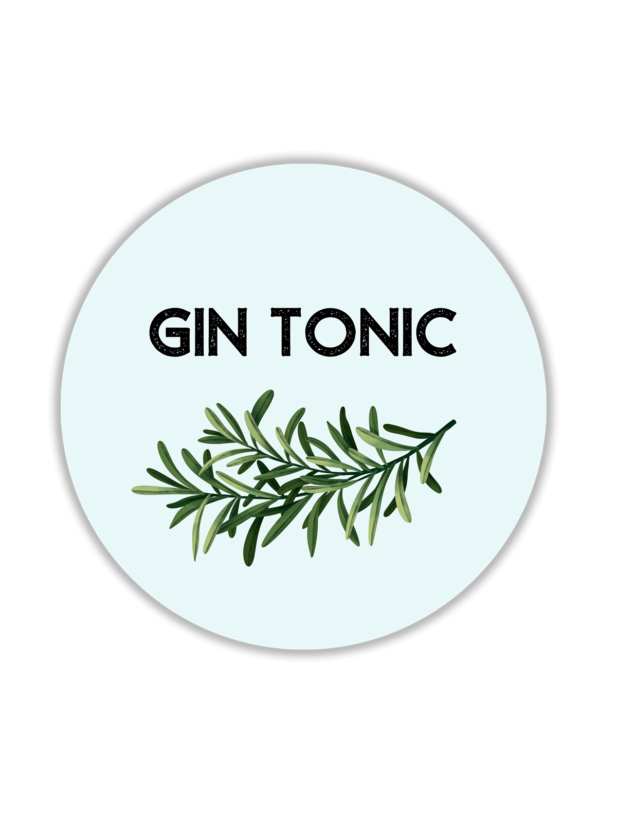 Set sottobicchieri cocktail - Gin Tonic