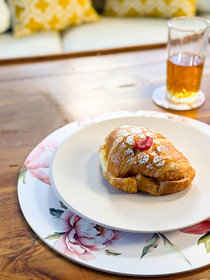 sottopiatto Peonia mise en place